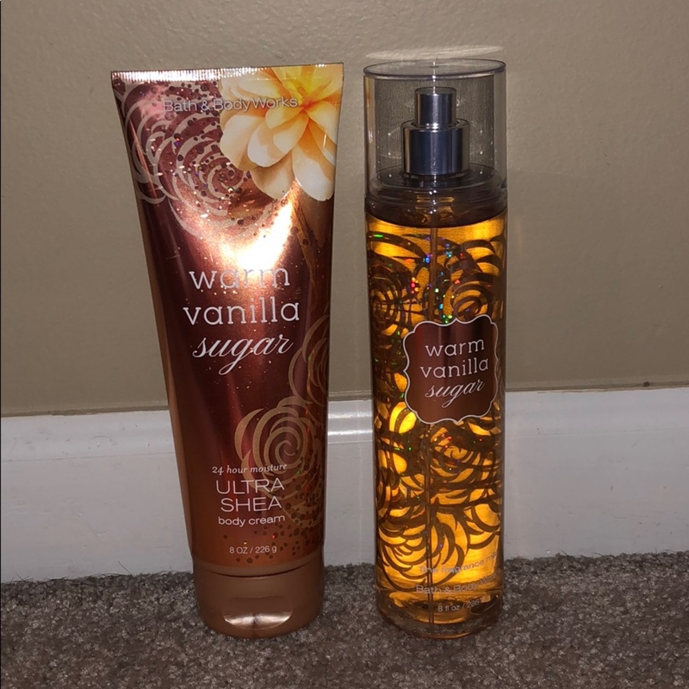 Bath and Body Works Set - Warm Vanilla Sugar